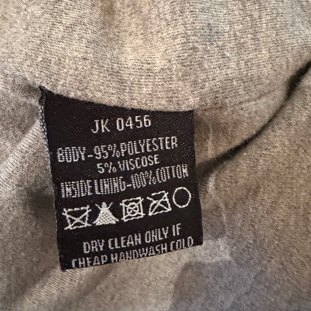 Men's Black Double-Breasted Peacoat w/Skull buttons & sweatshirt lining - Picture 11 of 12